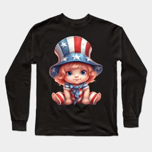 4th of July Baby #3 Long Sleeve T-Shirt